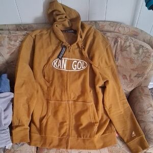 Kangol Ochre Zip-Up Hoodie brandnew